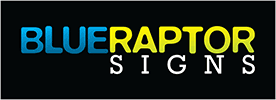 Blue Raptor Signs